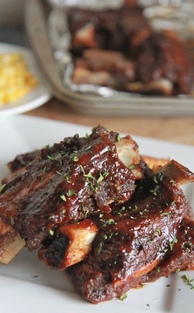 Oven Baked BBQ Beef Ribs