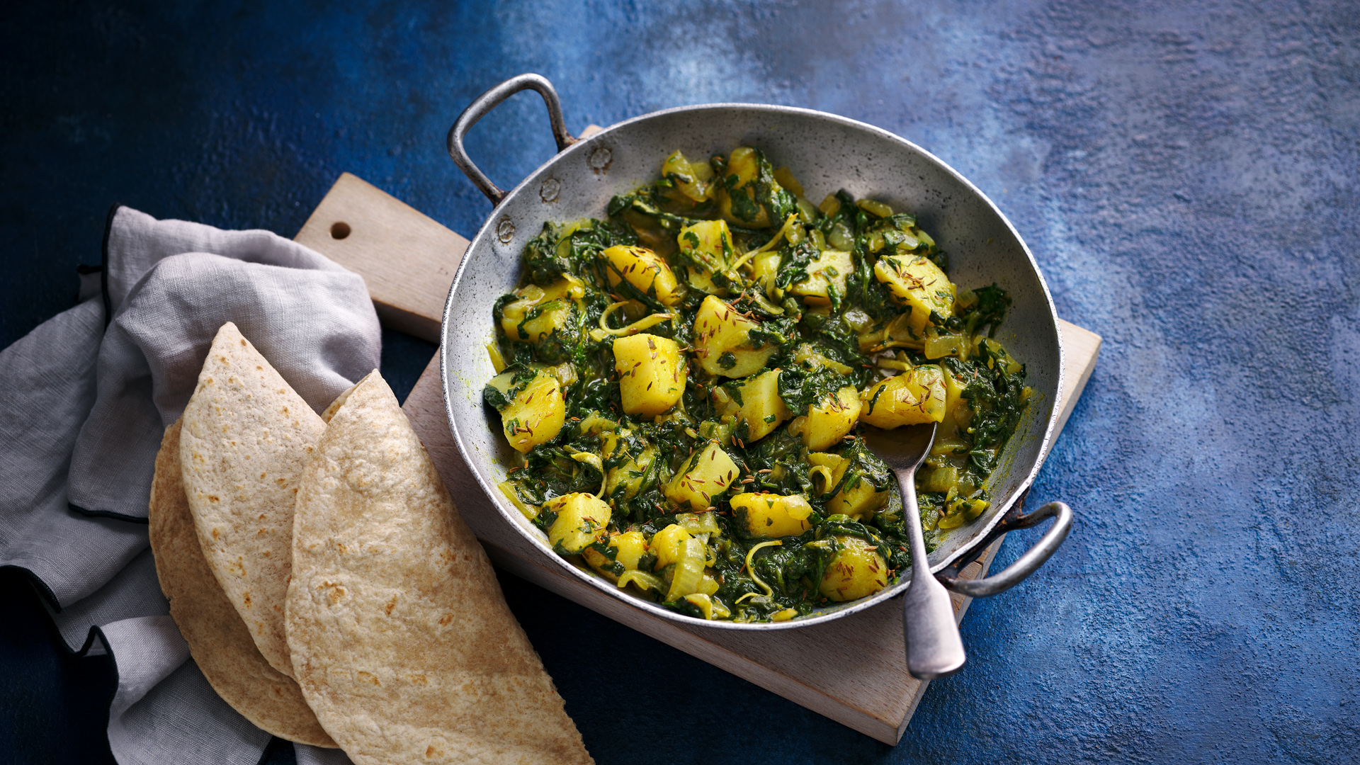 Spinach with Potatoes – Sag Aloo