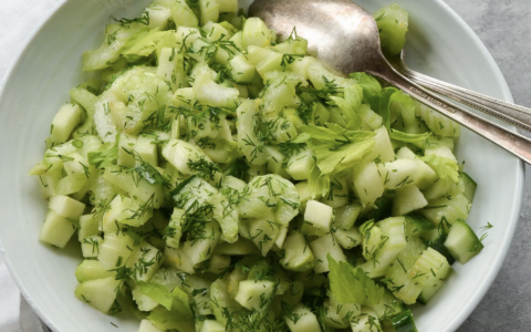 Green Apple and Celery Salad with Dill