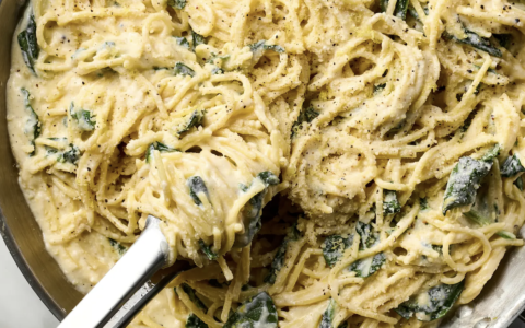 One-Pot Lemon Ricotta Spinach Pasta