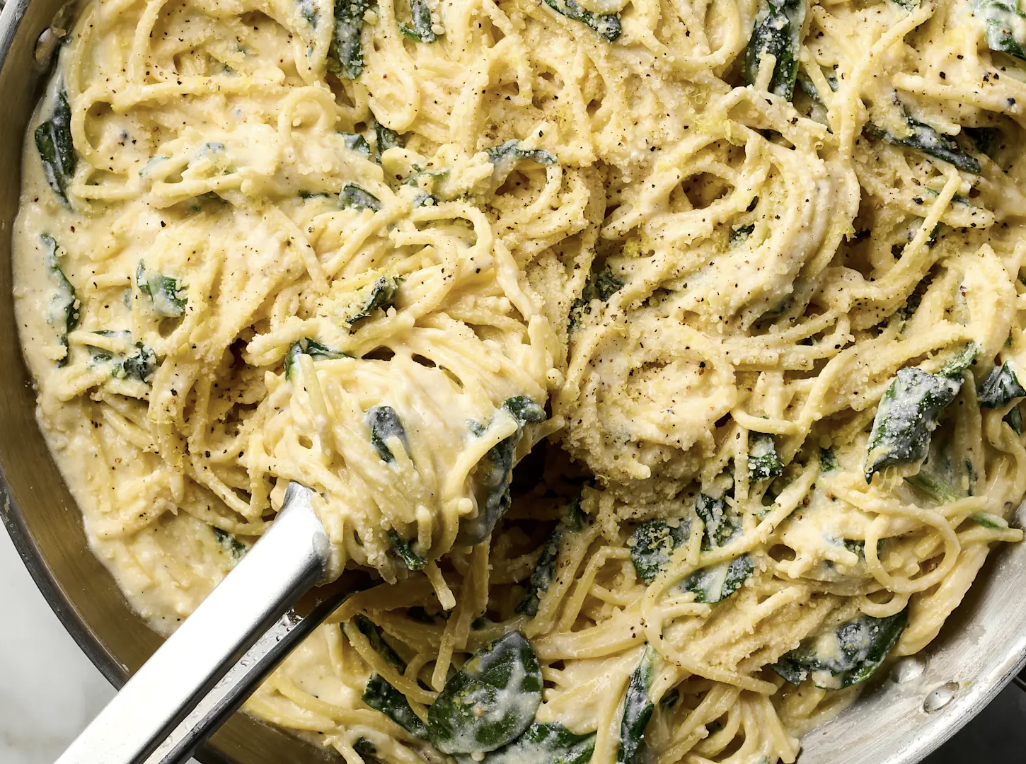 One-Pot Lemon Ricotta Spinach Pasta