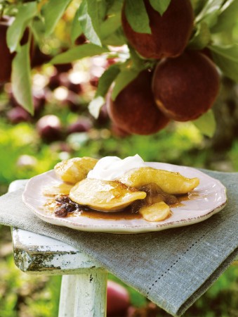 Warm Apple Perogies